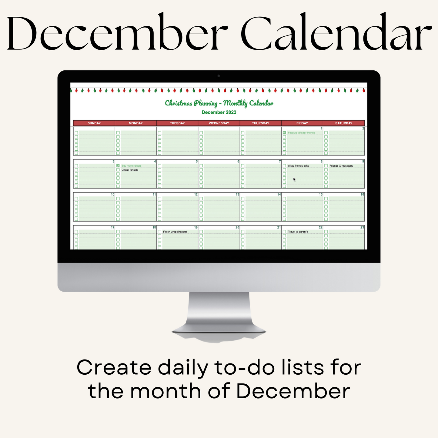 Christmas Planner