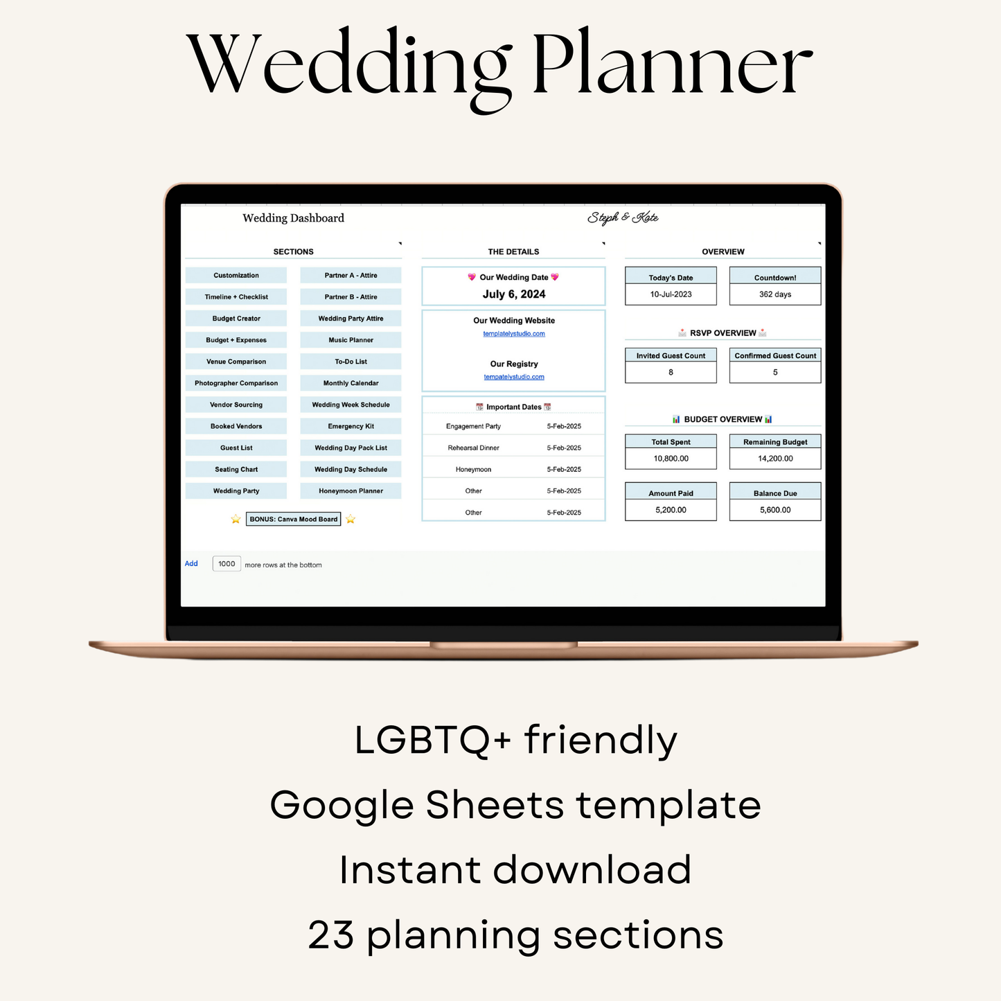 LGBTQ+ Friendly Wedding Planner